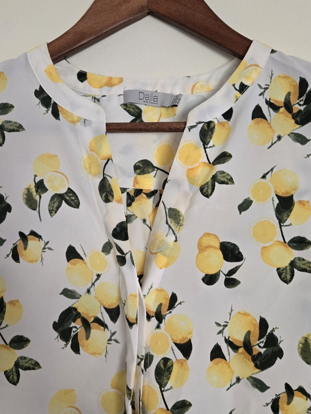 Lemon Print Blouse